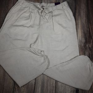 Lane Bryant 14/16 linen Jogger NWT